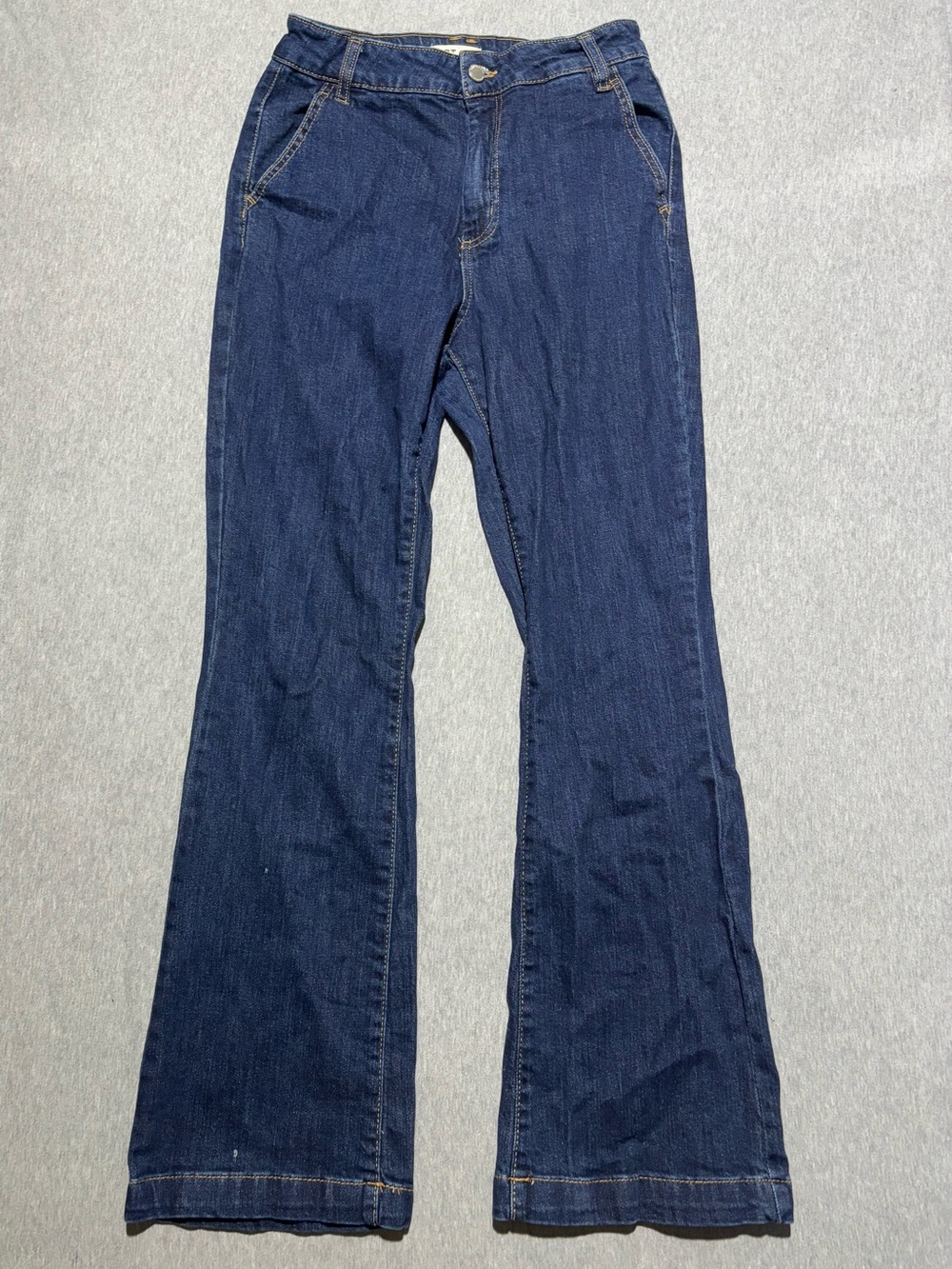 Oat New York Dark Blue Flare Jeans
